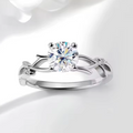 The Rose Varn Women's Diamond Ring S925 Sterling Silver