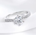 The Grove Flower Cut Women's Diamond Ring S925 Sterling Silver