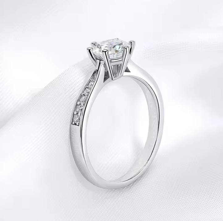 The Grove Flower Cut Women's Diamond Ring S925 Sterling Silver