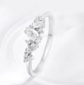The Sequence Cut Women's Diamond Ring S925 Sterling Silver
