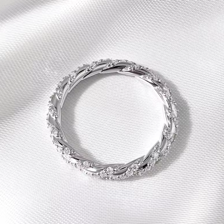 The Thorn Cut Women's Diamond Ring S925 Sterling Silver