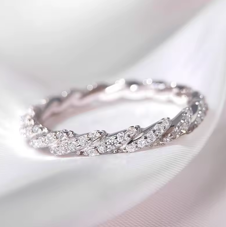 The Thorn Cut Women's Diamond Ring S925 Sterling Silver