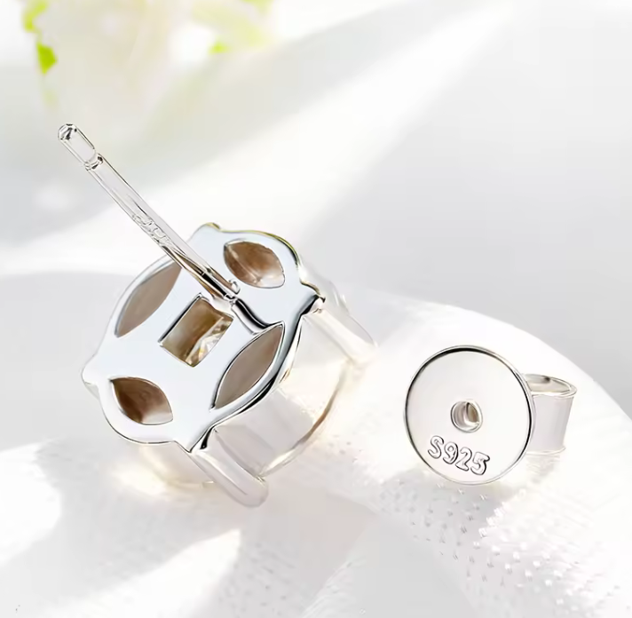 The Marquise Stud Cut Women's Diamond Earring S925 Sterling Silver