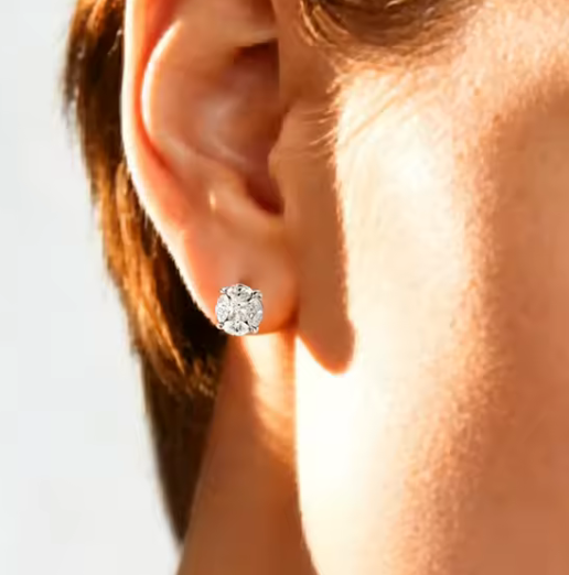 The Marquise Stud Cut Women's Diamond Earring S925 Sterling Silver