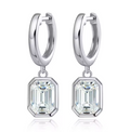The Top Drop Cut Women's Diamond Earring S925 Sterling Silver