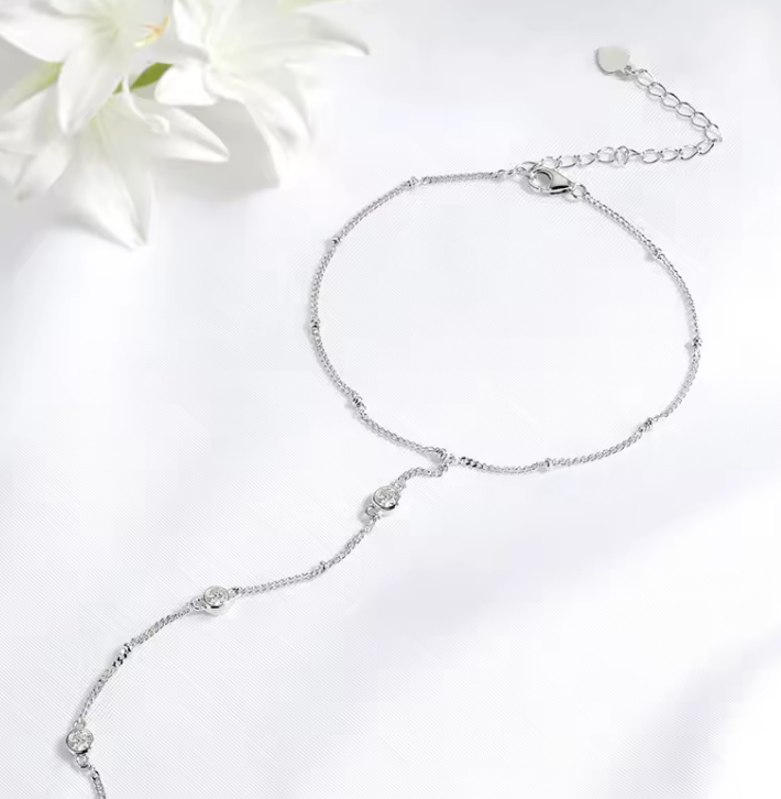The Bridal Multi Band Women's Lab Diamond Bracelet S925 Sterling Silver