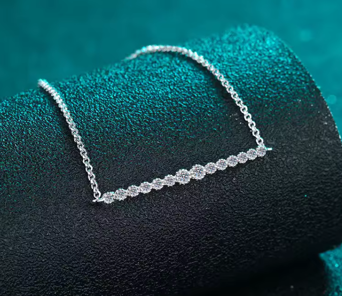 The Gradient Band Women's Lab Diamond Bracelet S925 Sterling Silver