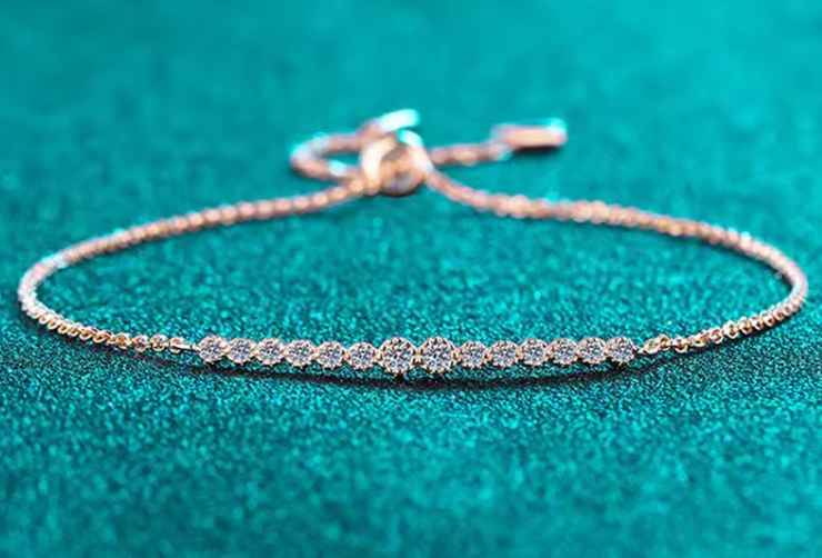 The Gradient Band Women's Lab Diamond Bracelet S925 Sterling Silver