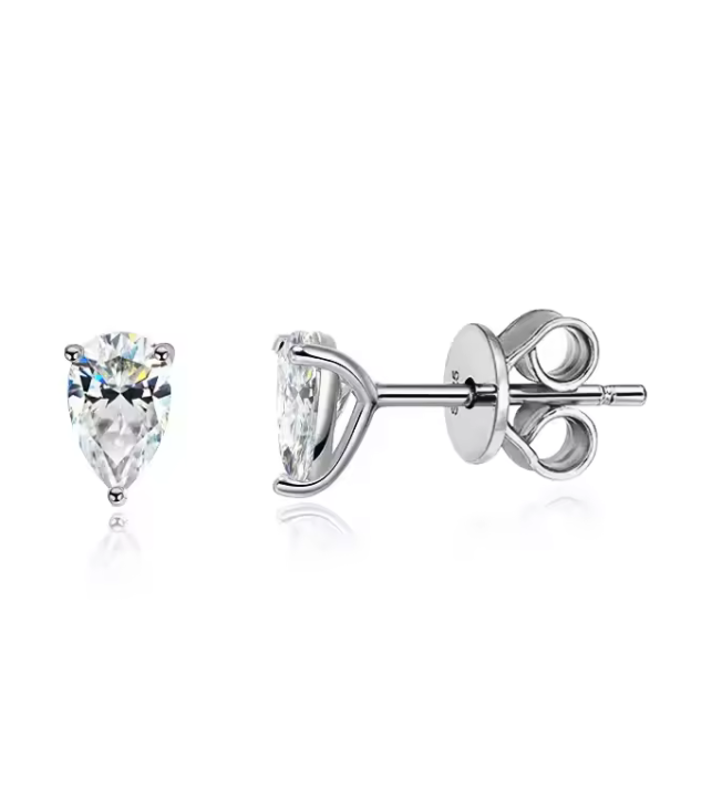 The Oval Necklace & Earrings set  Women's Lab Diamond Necklace S925 Sterling Silver