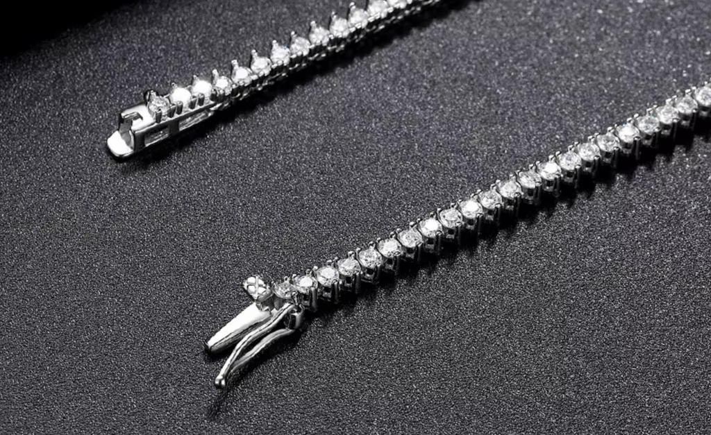 The Tennis Necklace Women's Lab Diamond Necklace S925 Sterling Silver
