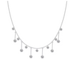 The Stackable Necklace Women's Lab Diamond Necklace S925 Sterling Silver
