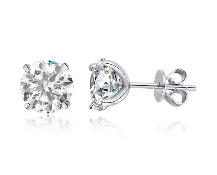 The Blended 5CT Necklace & Earrings set  Women's Lab Diamond Necklace S925 Sterling Silver